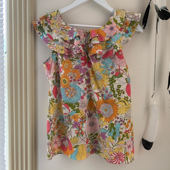 Retro Sleeveless Liberty of London Tank Top SZ S - Picture 2 of 13